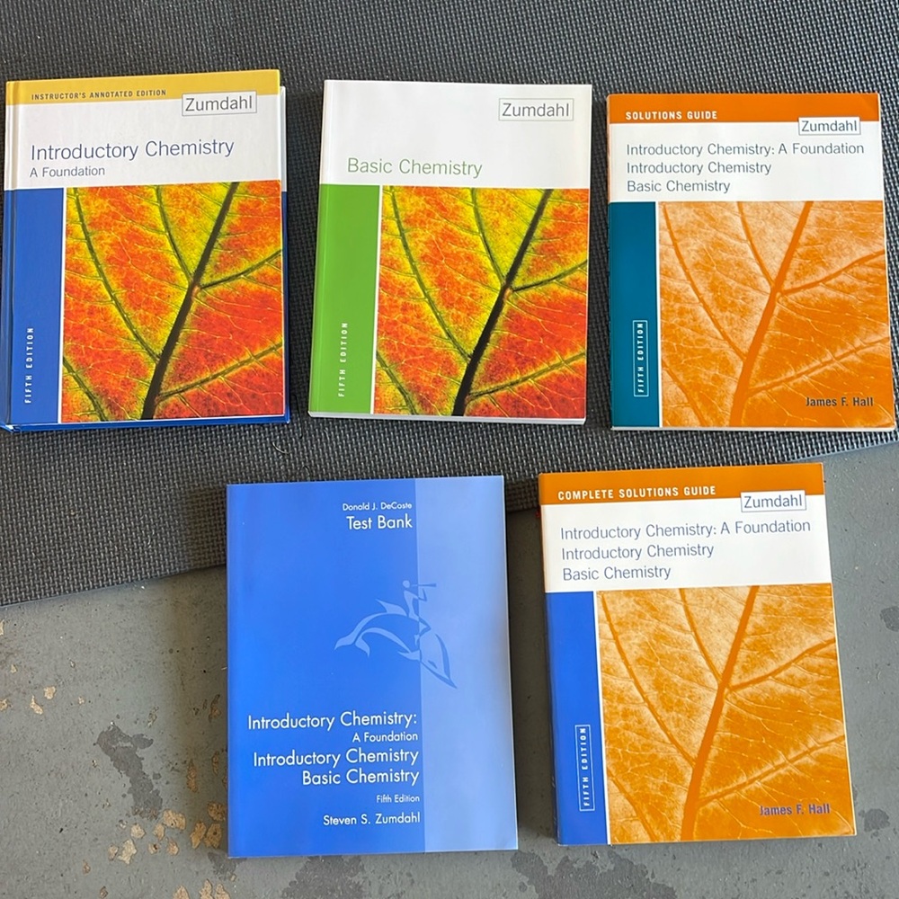 Chemistry series. Instructors guide, student book, solutions guide, test bank.